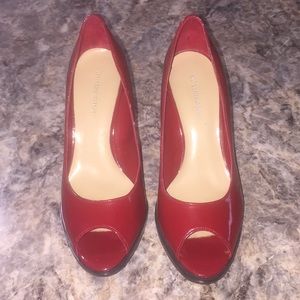 Worthington Red Patent Leather Heels sz 5 1/2